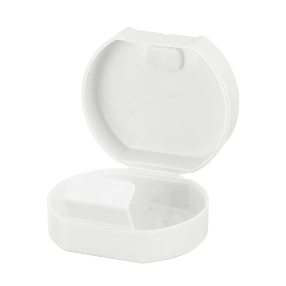 Travel Soap Dish, Portable Soap Dish Box Soap Bar Holder with Cover White